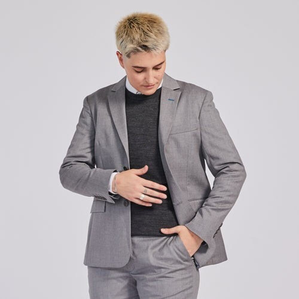Kirrin Finch Blazer 3XL Light Grey Georgie Non-Binary